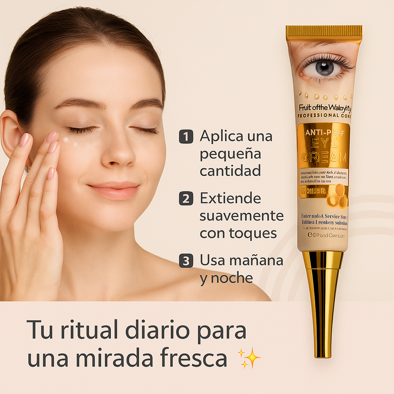 ✨ Crema Contorno Ojos™ – 👉Despídete de las bolsas, da la bienvenida a una mirada joven