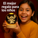 Lámpara 3D de Stitch