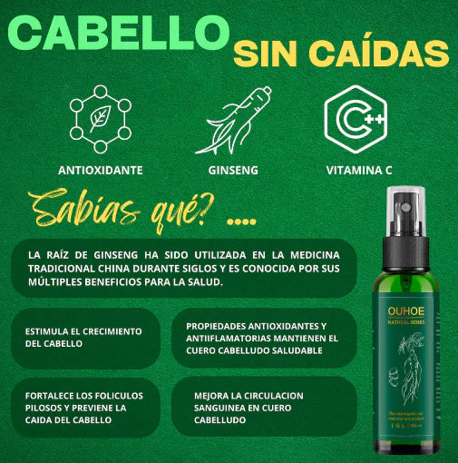 TÓNICO CABELLO ELHOE HAIR™ - SUERO PARA EL CRECIMIENTO DEL CABELLO 🌿🧔