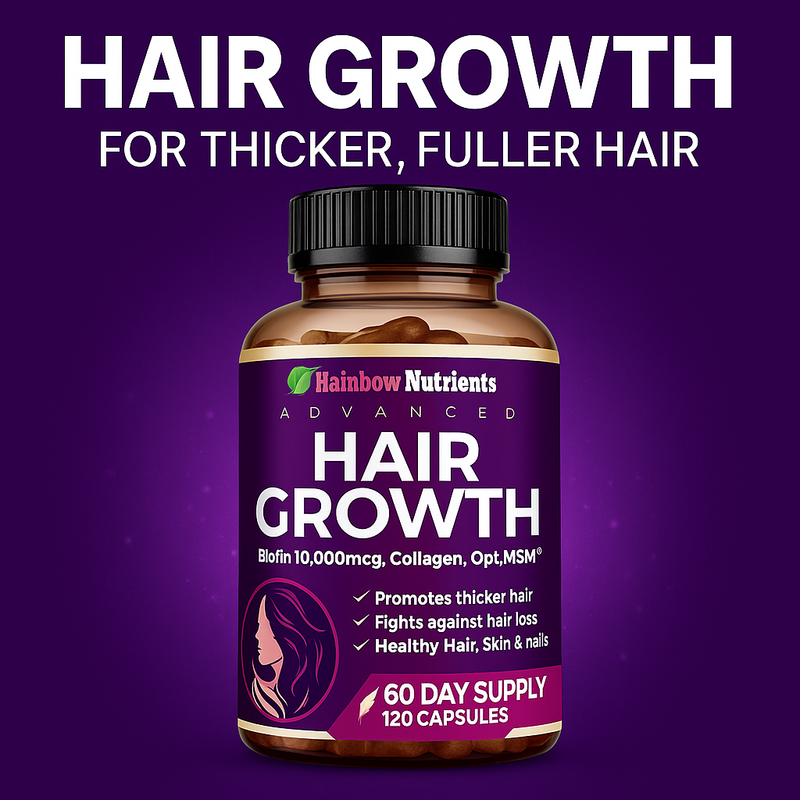 ✨ Hair Growth Avanzado – Cabello Más Fuerte, Grueso y Saludable ✨