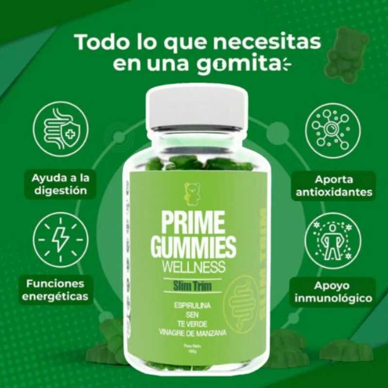 Gomitas de Zen, Epirulina y Vinagre de Manzana  - Prime Gummies®