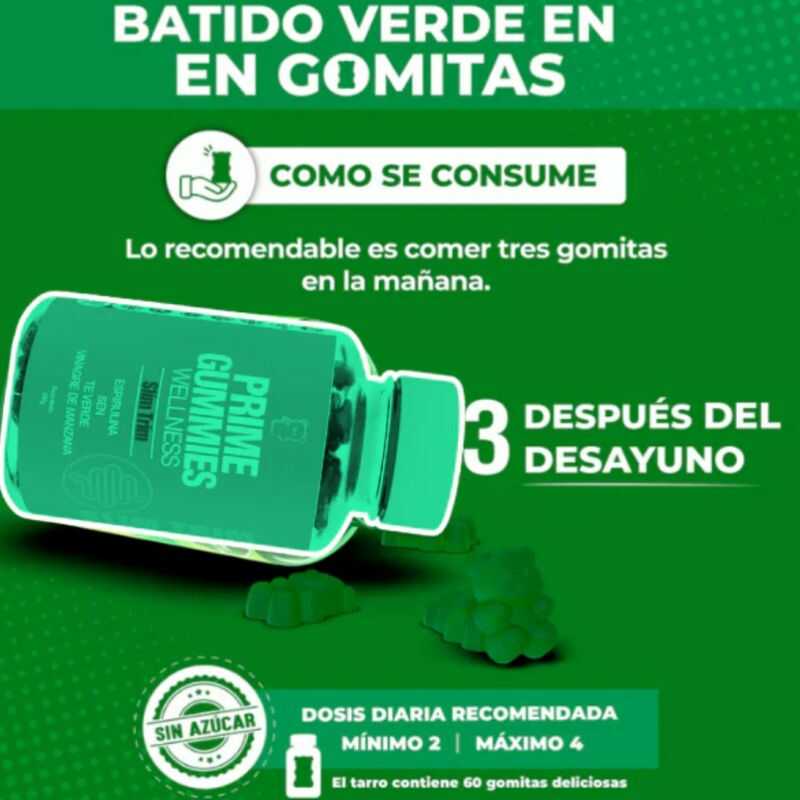 Gomitas de Zen, Epirulina y Vinagre de Manzana  - Prime Gummies®