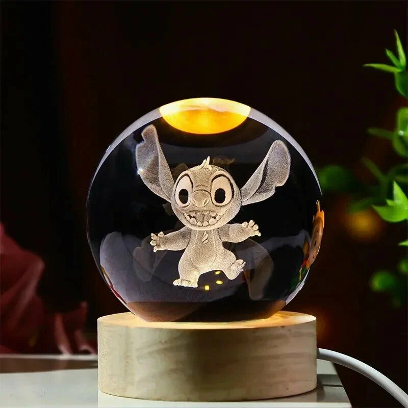 Lámpara 3D de Stitch